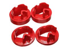 Motor Mounts, Insert, Bolt-In, Polyurethane, Red, Dodge, Pickup, 5.9L Diesel, Set