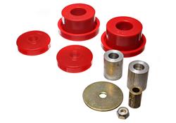 Differential Carrier Bushings, Polyurethane, Red, Chrysler, Dodge, Kit