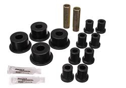 Bushings, Leaf Spring, Polyurethane, Black, Rear, Dodge, Plymouth, Kit