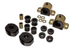 Bushings, Front Sway Bar, Polyurethane, Black, 24mm Diameter, Dodge, D100/D150/D200/D300 Pickup, Kit