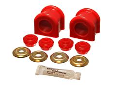 Sway Bar Bushings, Front, Polyurethane, Red, 1.260 in. Sway Bar Diameter, Dodge, Kit