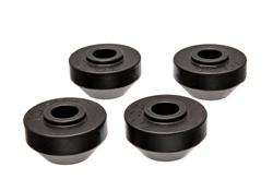 Strut Rod Bushings, Polyurethane, Black, Front, Dodge, Kit