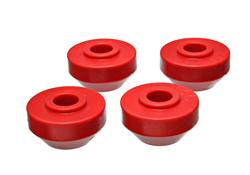 Strut Rod Bushings, Polyurethane, Red, Front, Dodge, Kit