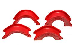 Bushings, Rack and Pinion, Polyurethane, Red, for Nissan, 240Z, Set of 4