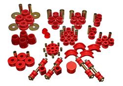 Bushing Kit, Polyurethane, Red, for Nissan, Kit