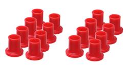 Control Arm Bushings, Front or Rear, Polyurathane, Red, Can-Am, Set of 16