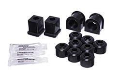 Sway Bar Bushings, Front and Rear, Polyurethane, Black, Rear Endlinks, Polaris RZR, Kit