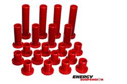 Control Arm Bushings, Rear, Polyurathane, Red, Polaris RZR, Kit