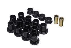 Control Arm Bushings, Front, Polyurathane, Black, Polaris RZR, Kit