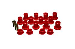 Control Arm Bushings, Front, Polyurathane, Red, Polaris RZR, Kit