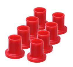 Control Arm Bushings, Front, Polyurathane, Red, Polaris, Set of 8