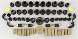 Bushing Kit, Polyurethane, Black, for Nissan, 240Z, Kit