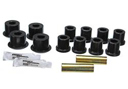 Bushings, Leaf Spring, Polyurethane, Black, Rear, Toyota, Kit