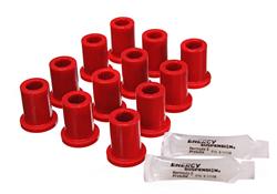 Bushing, Front/Leaf Spring Set, Toyota FJ40/FJ60 Landcruiser, Red