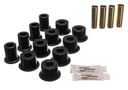 Bushing, Rear Leaf Spring Set, Toyota Truck, except T100, Black