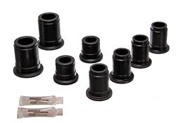 Control Arm Bushings, Front, Upper/Lower, Polyurethane, Black, Toyota, Kit