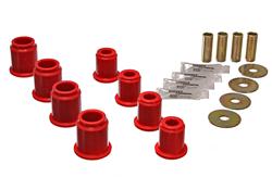 Control Arm Bushings, Front, Upper/Lower, Polyurethane, Red, Toyota, Kit