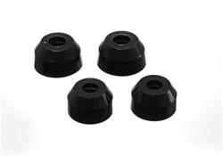 Dust Boots, Ball Joint, Polyurethane, Black, Buick, Cadillac, Chevy, Oldsmobile, Pontiac, Set of 4