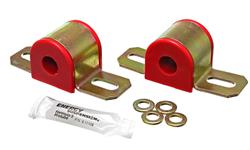 Bushings, Front/Rear Sway Bar, Polyurethane, Red, 20.5mm Diameter, Universal, Pair