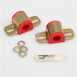 Bushings, Front/Rear Sway Bar, Polyurethane, Red, 20mm Diameter, Universal, Pair