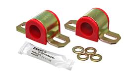 Bushings, Front/Rear Sway Bar, Polyurethane, Red, 21mm Diameter, Universal, Pair