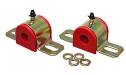 Bushings, Front/Rear Sway Bar, Polyurethane, Red, 7/8 in./22mm Diameter, Universal, Pair