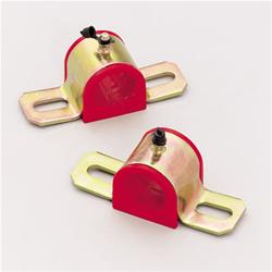 Bushings, Front/Rear Sway Bar, Polyurethane, Red, 1 5/16 in./33mm Diameter, Universal, Pair