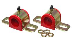 Bushings, Front/Rear Sway Bar, Polyurethane, Red, 1 1/4 in./31.5mm Diameter, Universal, Pair