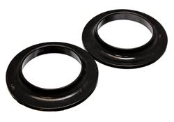 Bushings, Coil Spring Isolator, 3.750 in. I.D., 5.812 in. O.D., Polyurethane, Black, Universal, Pair