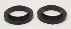 Bushings, Coil Spring Isolator, 3.750 in. I.D., 5.437 in. O.D., Polyurethane, Black, Universal, Pair