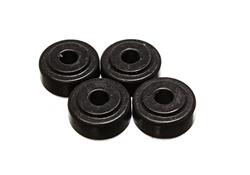 Bushings, Shock, Polyurethane, Black, Bayonet Tower End, .625 in. Long, .375 in. I.D., 1.250 in. O.D.,Set of 4
