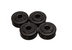 Bushings, Shock, Polyurethane, Black, Bayonet Tower End, .813 in. Long, .563 in. I.D., 1.875 in. O.D.,Set of 4