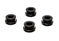 Bushings, Shock, Polyurethane, Black, Half Straight Eye, .750 in. Long, .625 in. I.D., 1.063 in. O.D.,Set of 4