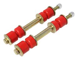 Sway Bar End Links, Red Polyurethane Bushings, 4.625 in. To 5.125 in. Adjustable Length, Pair