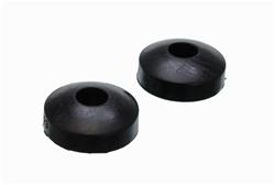 Bushings, Bump Stops, Polyurethane, Black, Button, 2 in. Diameter, .750 in. Tall, Universal, Pair