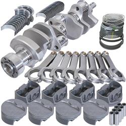 Engine Rotating Assembly, Competition, Forged Crank, Forged Pistons, H-Beam Rods, Chevy, 385, Small Block