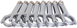Connecting Rods, ESP 4340 Steel H-Beam, Cap Screw, Bushed, Ford, Cleveland, Set of 8