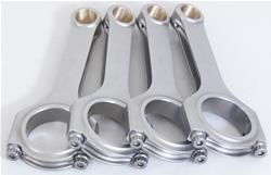 Connecting Rods, H-beam, Forged 4340 Steel, Cap Screw, Floating, 5.984 in. Length, for use on Honda®, Set of 4