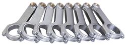 Connecting Rods, Extreme Stroker, 4340, H-Beam, Bushed, 6 in. Length, Chevy, Small Block, Set of 8