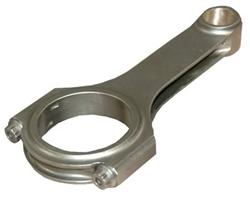 Connecting Rods, 4340 Steel H-Beam, L19 Bolt, 6.250 in. Length, Cap Screw, Bushed, Chevy, SBC, Set of 8