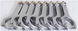Connecting Rods, CRS 4340 H-Beam, Bushed, Ford FE Engine, Set of 8