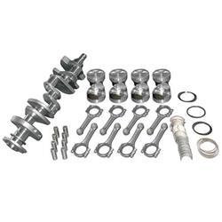 Rotating Assembly, Street/Strip, Cast Steel Crankshaft, Forged Dish Pistons, 1 pc. Seal, Chevy, 383, Kit