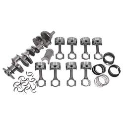 Rotating Assembly, Competition, Forged 4340 Crankshaft, Forged Flat Pistons, 1-Piece Seal, Chevy, 408, Kit