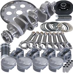 Engine Rotating Assembly, Street/Strip, 4.310 in. Bore, Cast Crank, Forged Pistons, I-Beam Rods, Chevrolet, Big Block Mark IV, Kit