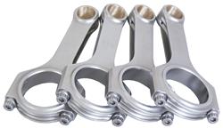Connecting Rod, H-Beam, Forged 4340 Steel, Shot-Peened, 5.231 in. Length, Subaru, Set of 4