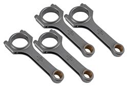 Connecting Rods, CRS 4340 H-Beam, 5.765 in. Length, Cap Screw, Bushed, Chevy, L4, Set of 4