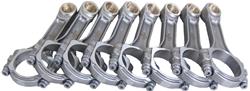 Connecting Rod, SIR I-Beam, Forged 5140 Steel, Shot-Peened, 5.400 in. Length, Ford, 0.927 in. Pin, Small Block Windsor, Set of 8