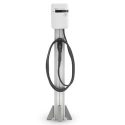 iEVSE Plus - Pedestal mounted charger, WiFi & RFID enabled, 18' Cable & holster