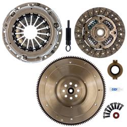 Clutch Kit, Stock Replacement, OEM, Organic Disc, 24-spline, Pressure Plate, Flywheel, Subaru, Kit