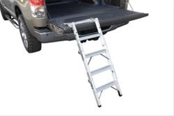 Tailgate Ladder, Truck-Pal, Aluminum, Natural, 13 in. to 38 in., Each